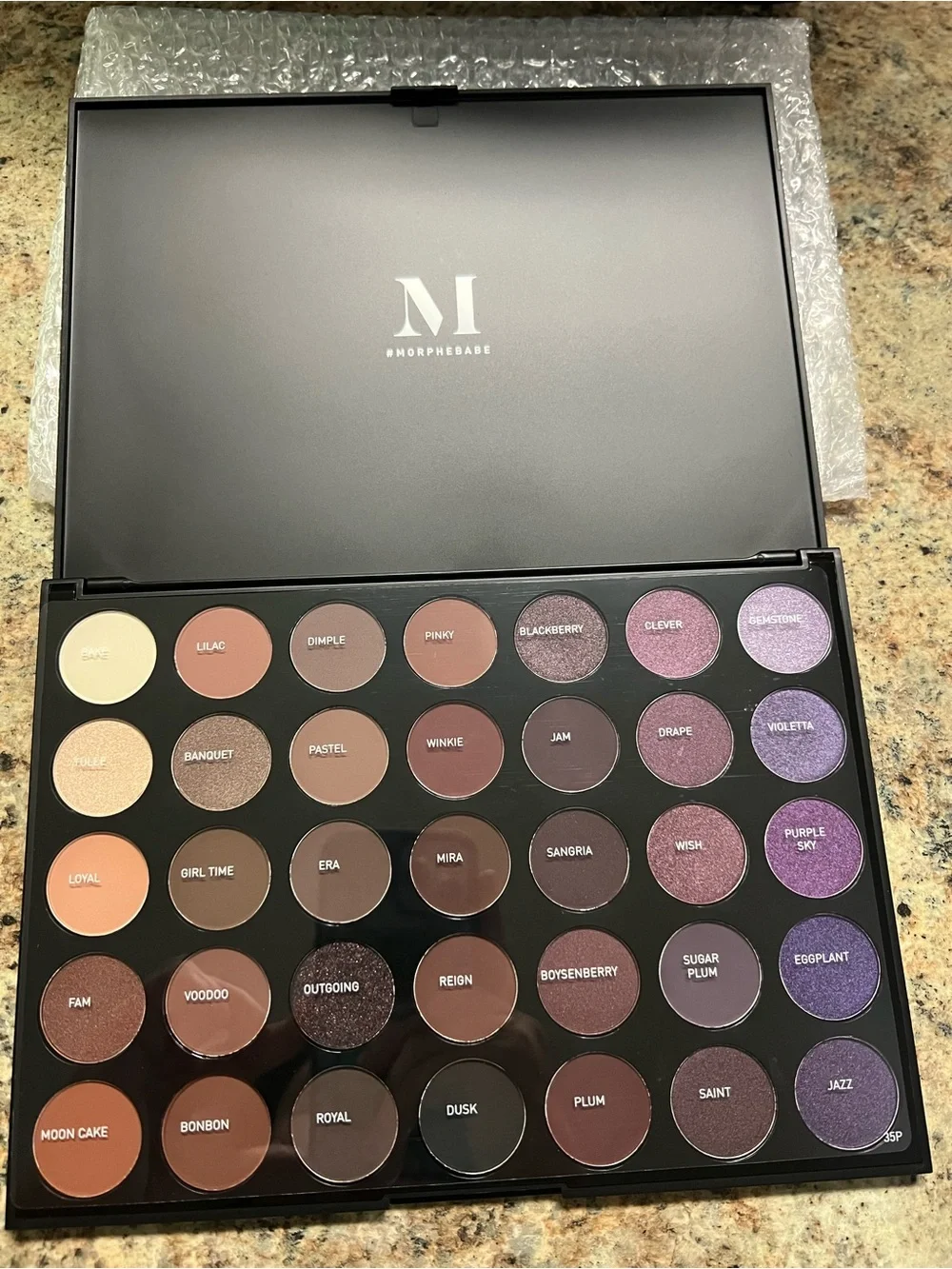 Morphe Plum & Neutral 35-Pan Eyeshadow Palette